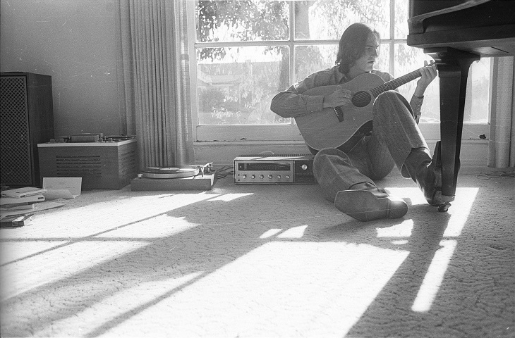 #719X 26A-James Taylor Peter Asher's living room-Dec 13, 1969-small