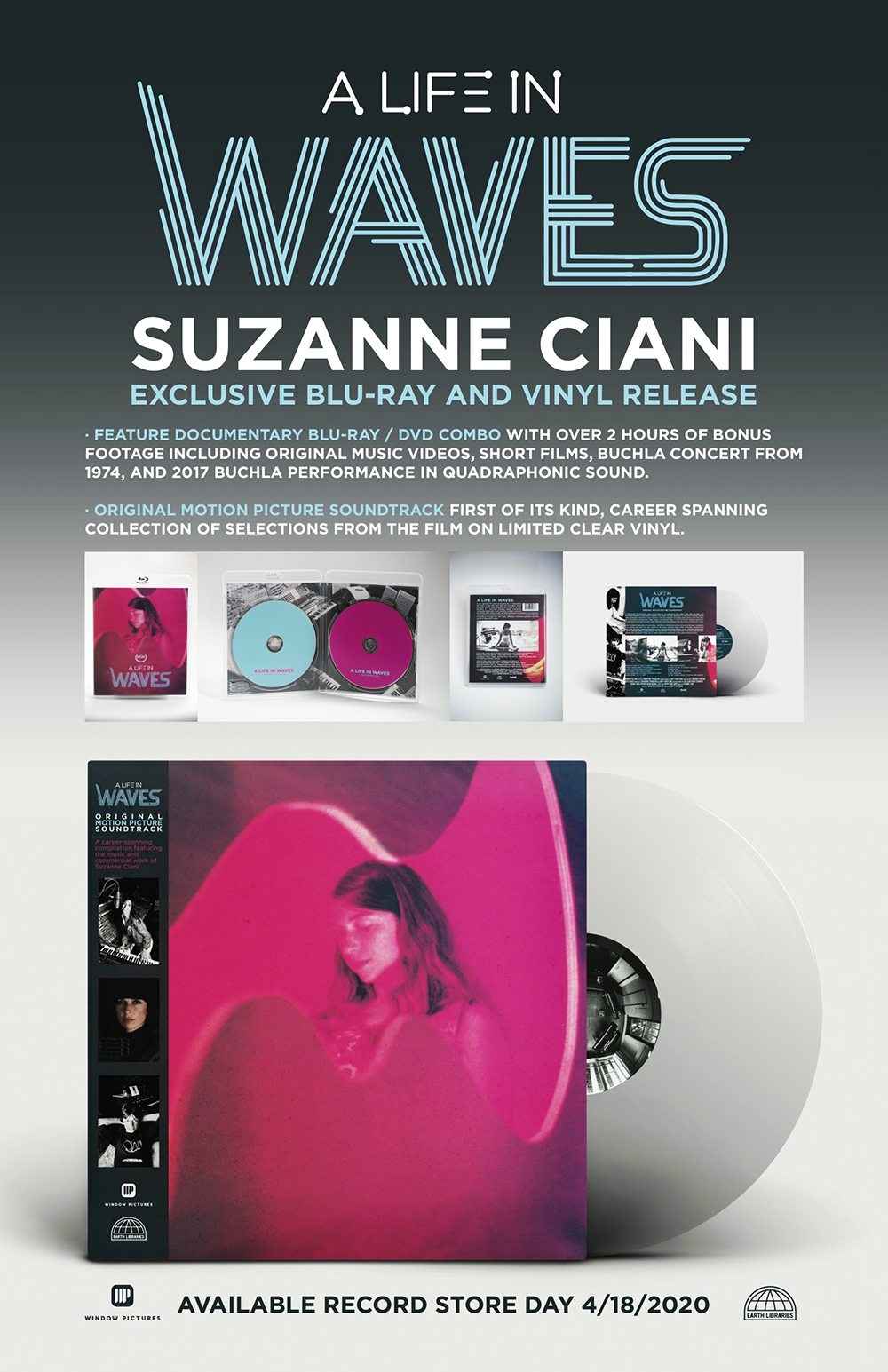 Permalink to TVD Radar: Suzanne Ciani, <em>A Life in Waves</em> documentary DVD, <br>Blu-ray, and 12” LP OST <br>in stores 4/18