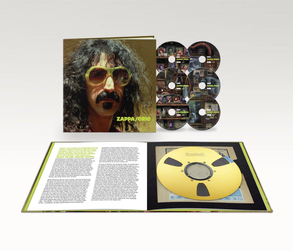 Demand it on Vinyl: Frank Zappa, Zappa/Erie 6CD set in stores 6/17